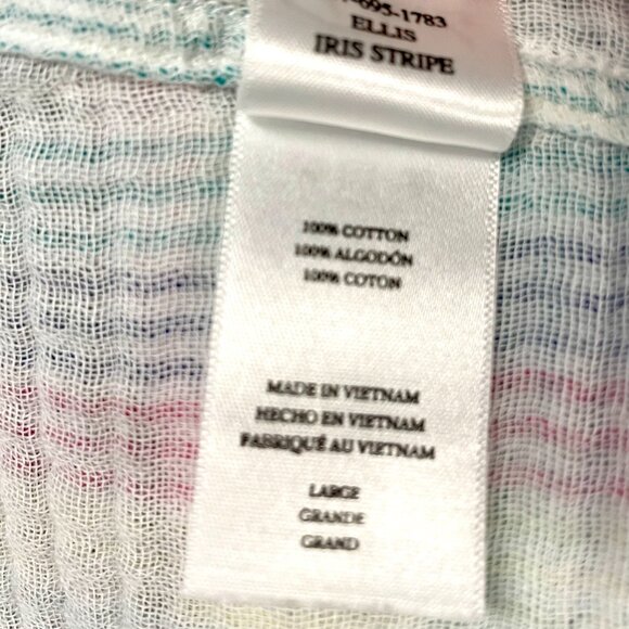 Rails Ellis Iris mult-color rainbow striped shirt - Picture 9 of 11